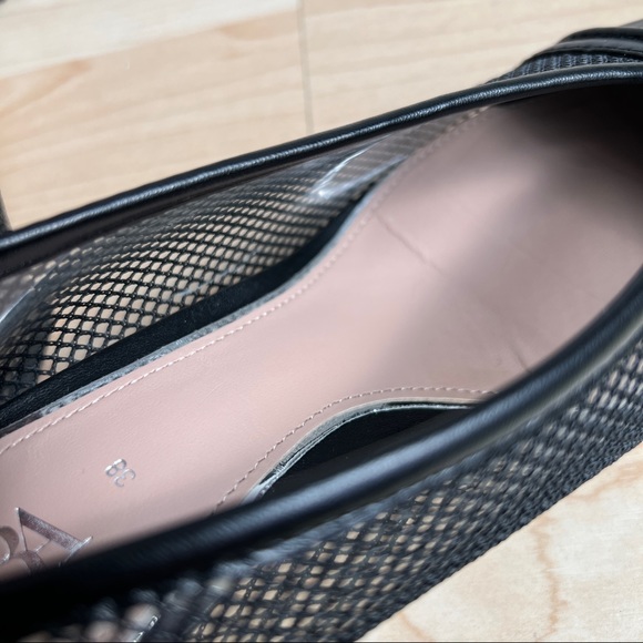 Zara pointy toe kitten heel pumps with mesh detail - Picture 9 of 12